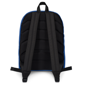 Consistent Self Improvement Backpack (Blue Logo)