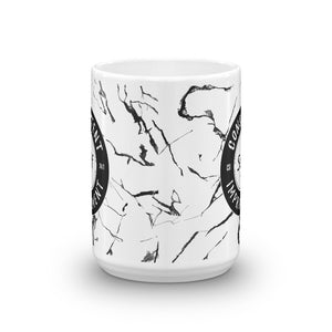 Consistent Self Improvement Marble Pattern Mug (Black)
