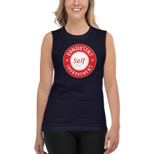 Load image into Gallery viewer, Consistent Self Improvement Women&#39;s Muscle Shirt
