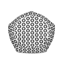 Load image into Gallery viewer, CSI Black Pattern Bean Bag Chair w/ filling
