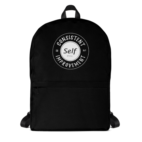 Consistent Self Improvement Backpack (Black)